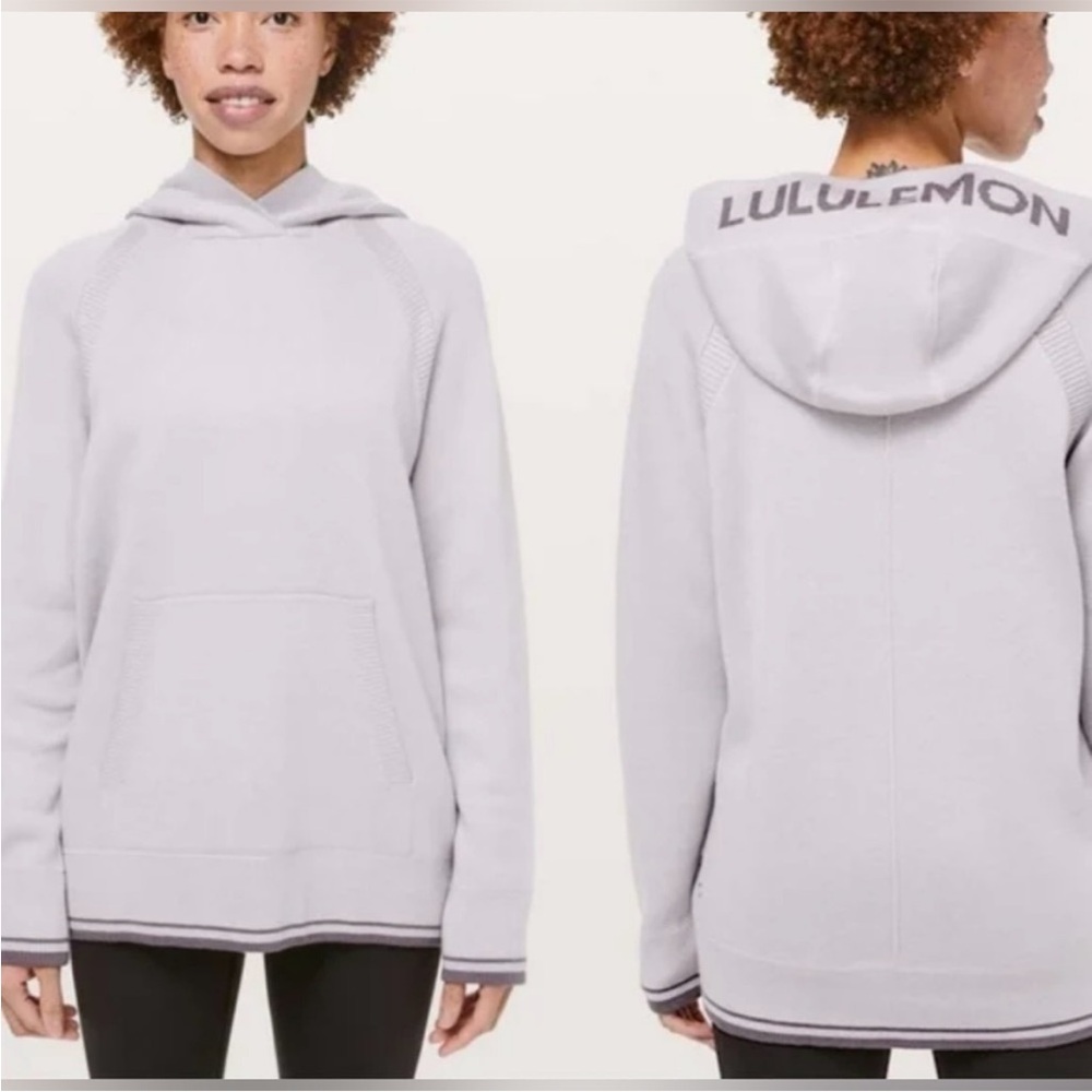 lululemon athletica Women's Light Gray Hoodie